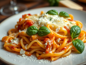 Lire la suite à propos de l’article Recette de Pâtes à la Sorrentina Gratinees